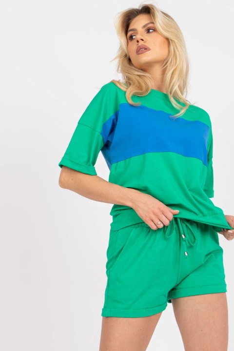 Spodnie Komplet Model RV-KMPL-7929.26X Green - Rue Paris Spodnie Komplet Model RV-KMPL-7929.26X Green - Rue Paris