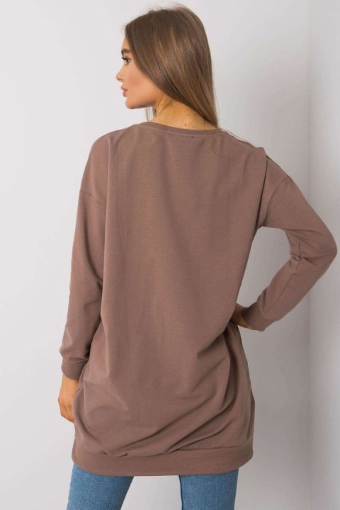 Tunika Model RV-TU-7258.40P Brown - Rue Paris Tunika Model RV-TU-7258.40P Brown - Rue Paris
