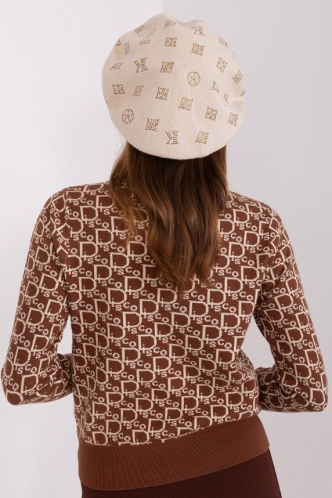 Beret Model AT-CZ-2318.26 Light Beige - AT Beret Model AT-CZ-2318.26 Light Beige - AT