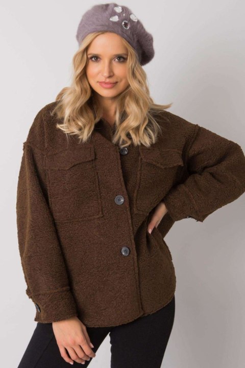 Beret Model AT-CZ-BF38834-1 Dark Violet - AT Beret Model AT-CZ-BF38834-1 Dark Violet - AT