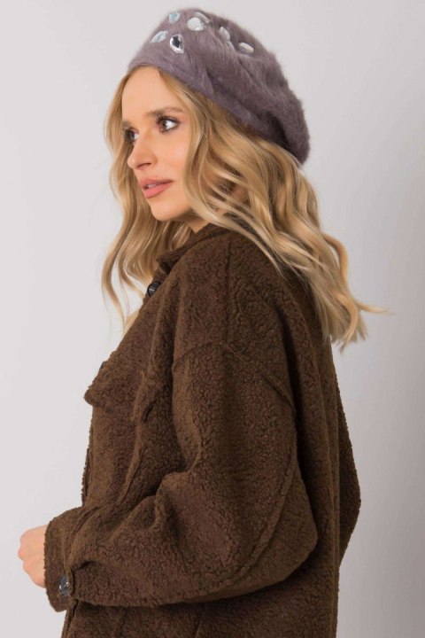 Beret Model AT-CZ-BF38834-1 Dark Violet - AT Beret Model AT-CZ-BF38834-1 Dark Violet - AT