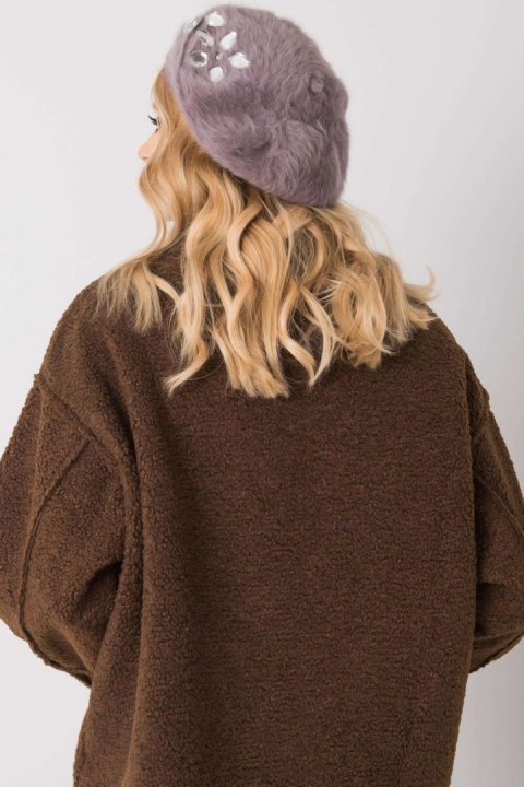 Beret Model AT-CZ-BF38834-1 Dark Violet - AT Beret Model AT-CZ-BF38834-1 Dark Violet - AT