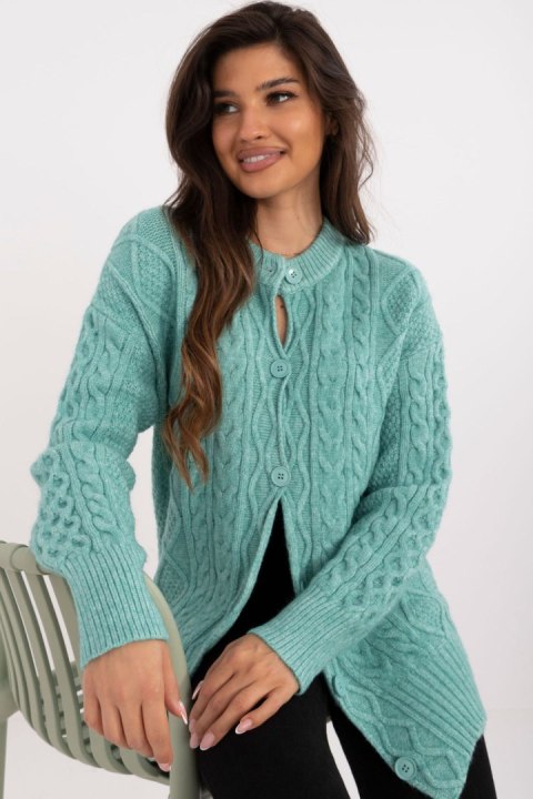 Sweter Damski Model AT-SW-23525.21 Mint - AT Sweter Damski Model AT-SW-23525.21 Mint - AT