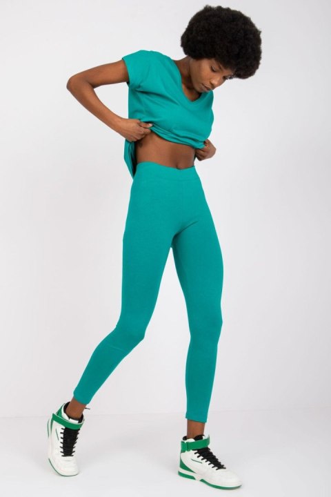 Legginsy Model AP-LG-A-002 Dark Green - BFG Legginsy Model AP-LG-A-002 Dark Green - BFG