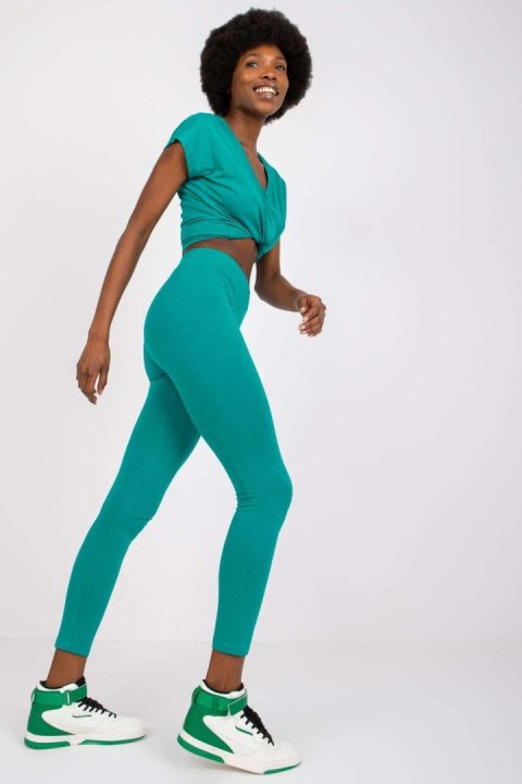 Legginsy Model AP-LG-A-002 Dark Green - BFG Legginsy Model AP-LG-A-002 Dark Green - BFG