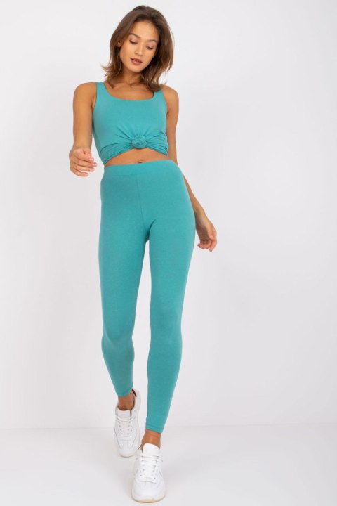 Legginsy Model AP-LG-A-002 Turkus - BFG Legginsy Model AP-LG-A-002 Turkus - BFG