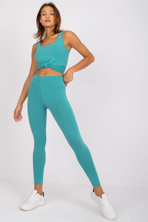 Legginsy Model AP-LG-A-002 Turkus - BFG Legginsy Model AP-LG-A-002 Turkus - BFG