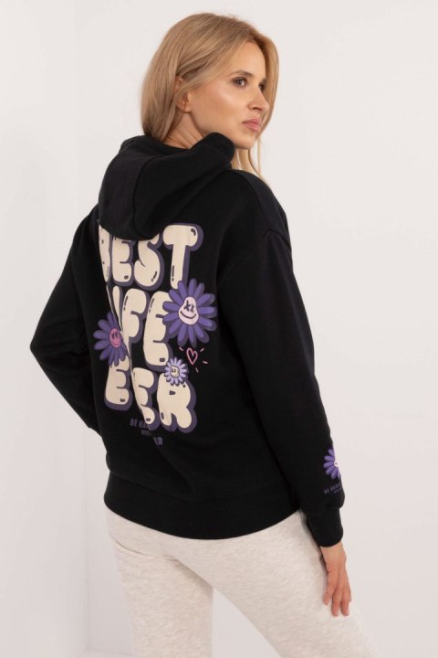 Bluza Damska Model D10600T02420I Grafit - Sublevel Bluza Damska Model D10600T02420I Grafit - Sublevel
