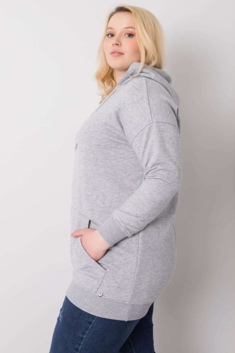 Bluza Damska Model RV-BL-6338.19X Grey - BFG Bluza Damska Model RV-BL-6338.19X Grey - BFG