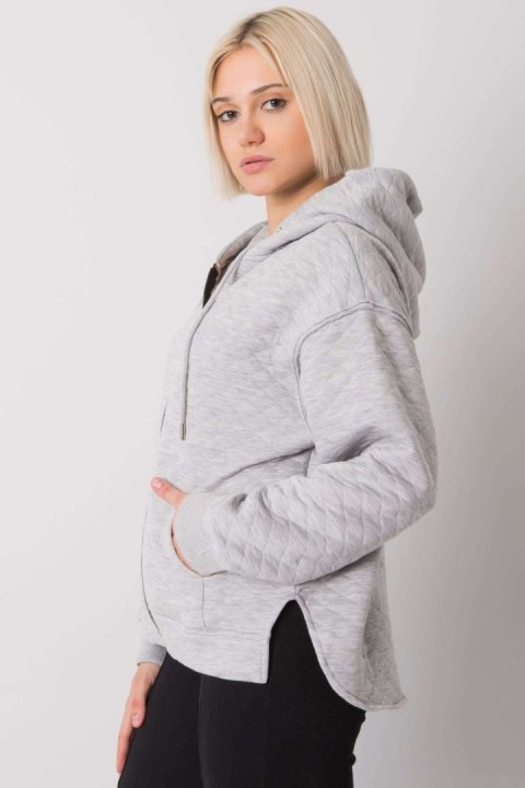 Bluza Damska Model RV-BL-7451.23 Grey - BFG Bluza Damska Model RV-BL-7451.23 Grey - BFG