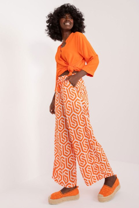 Spodnie Damskie Model D73771M62237E Orange - Sublevel Spodnie Damskie Model D73771M62237E Orange - Sublevel