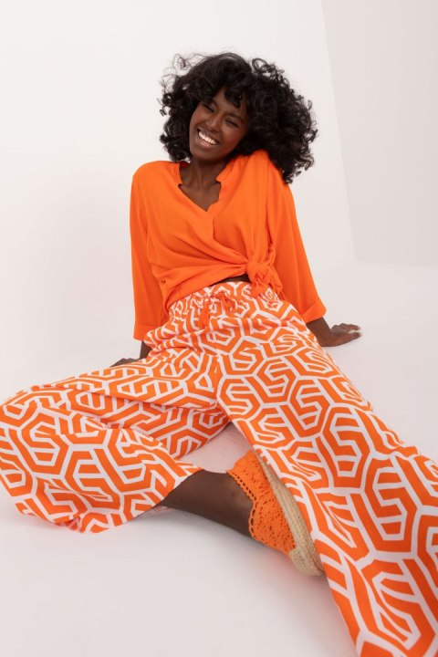 Spodnie Damskie Model D73771M62237E Orange - Sublevel Spodnie Damskie Model D73771M62237E Orange - Sublevel
