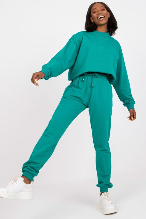 Spodnie Dresowe Model AP-DR-A-003 Dark Green - BFG Spodnie Dresowe Model AP-DR-A-003 Dark Green - BFG