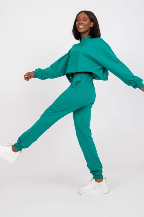 Spodnie Dresowe Model AP-DR-A-003 Dark Green - BFG Spodnie Dresowe Model AP-DR-A-003 Dark Green - BFG