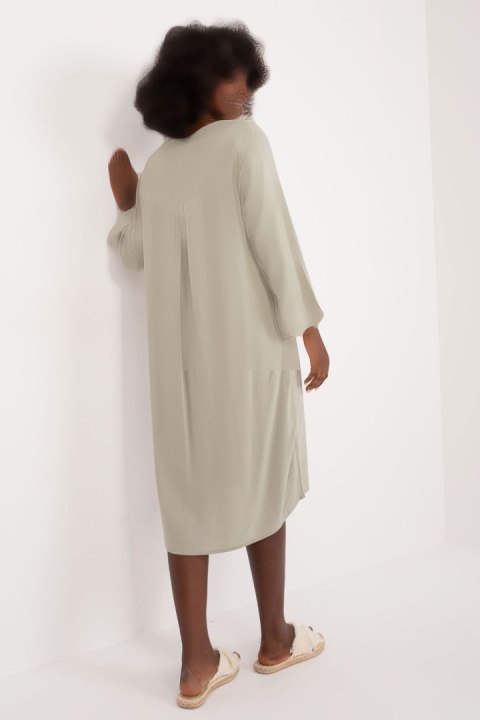 Sukienka Model D73761M30430A Khaki - Sublevel Sukienka Model D73761M30430A Khaki - Sublevel