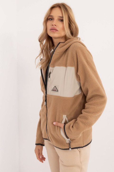 Bluza Damska Model D20001M02671A2 Light Brown - Sublevel Bluza Damska Model D20001M02671A2 Light Brown - Sublevel