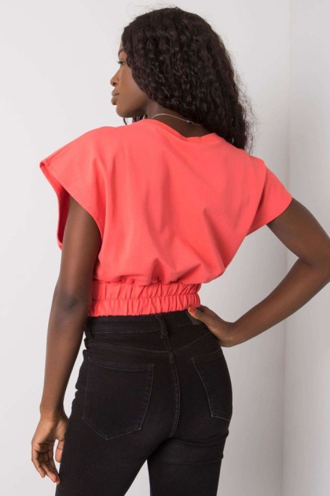 Bluza Damska Model FA-BL-7111.66P Coral - Fancy Bluza Damska Model FA-BL-7111.66P Coral - Fancy