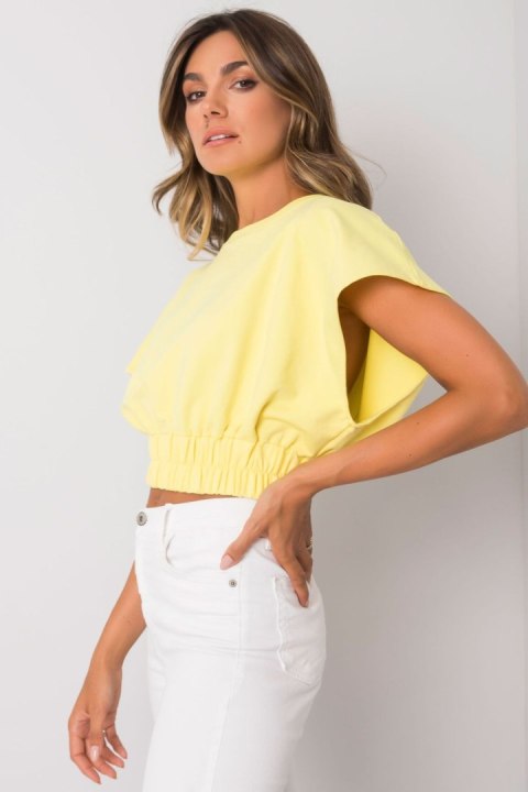 Bluza Damska Model FA-BL-7111.66P Light Yellow - Fancy Bluza Damska Model FA-BL-7111.66P Light Yellow - Fancy