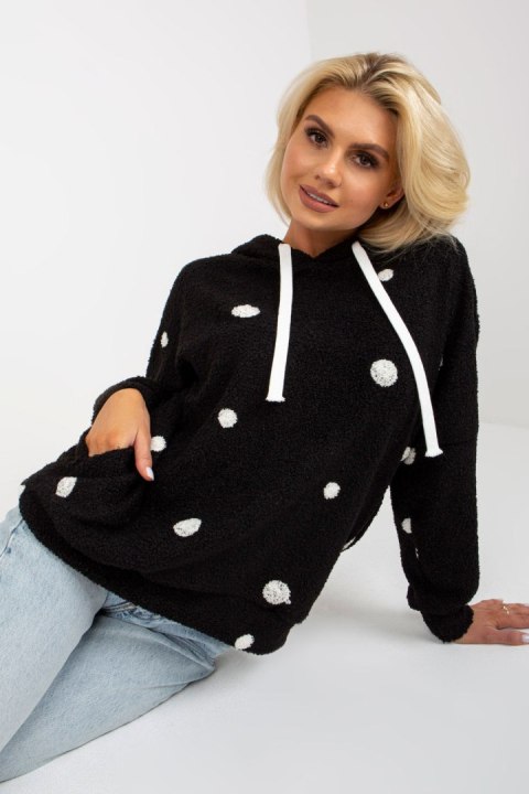Bluza Damska Model FA-BL-7605.24 Black - Fancy Bluza Damska Model FA-BL-7605.24 Black - Fancy