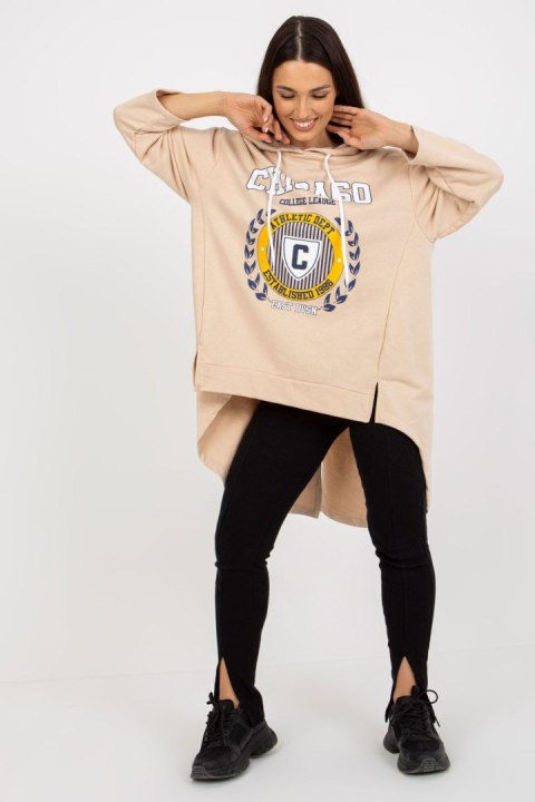 Bluza Damska Model FA-BL-8107.39 Light Beige - Fancy Bluza Damska Model FA-BL-8107.39 Light Beige - Fancy
