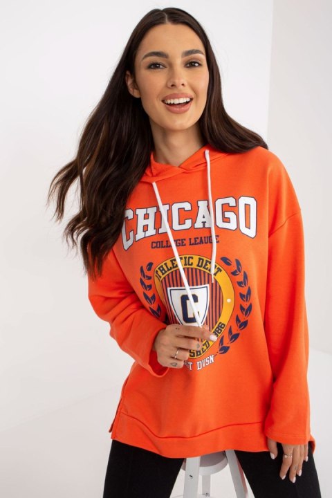Bluza Damska Model FA-BL-8107.39 Orange - Fancy Bluza Damska Model FA-BL-8107.39 Orange - Fancy