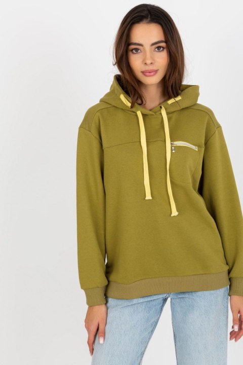 Bluza Damska Model FA-BL-8125.67P Olive - Fancy Bluza Damska Model FA-BL-8125.67P Olive - Fancy