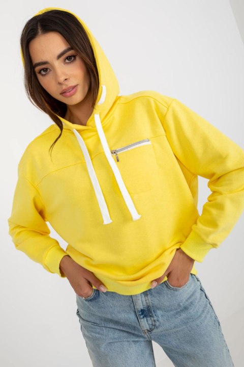 Bluza Damska Model FA-BL-8125.67P Yellow - Fancy Bluza Damska Model FA-BL-8125.67P Yellow - Fancy