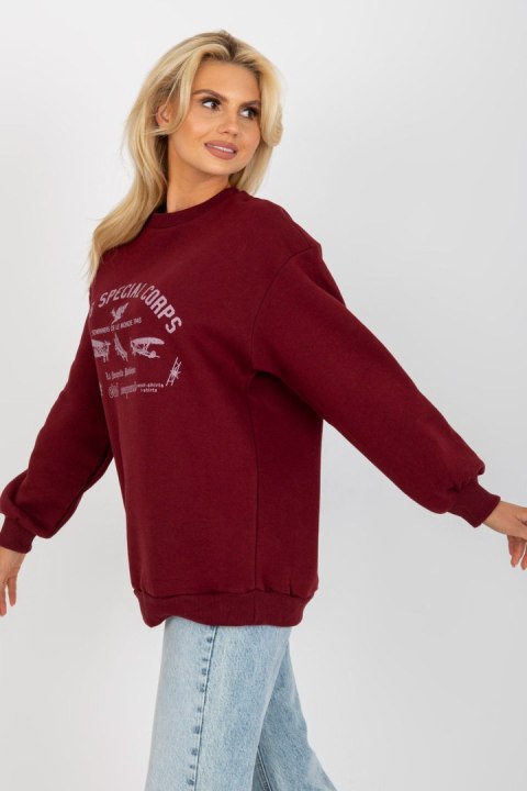 Bluza Damska Model FA-BL-8138.23 Bordo - Fancy Bluza Damska Model FA-BL-8138.23 Bordo - Fancy