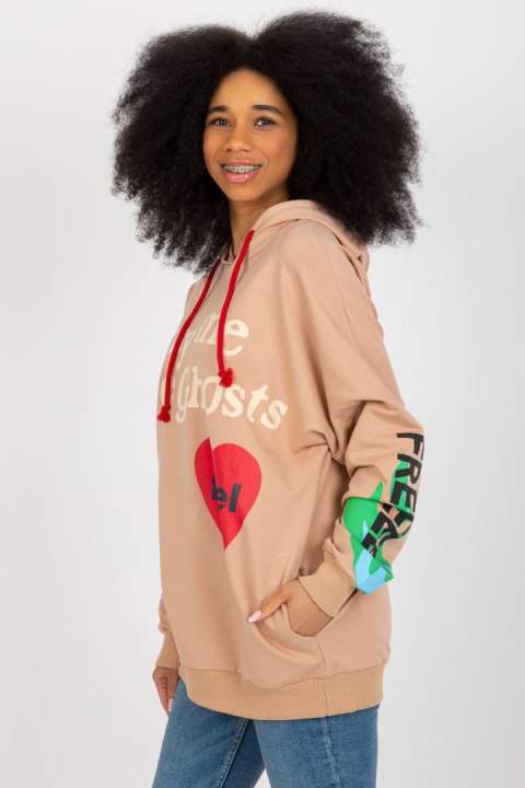 Bluza Damska Model FA-BL-8472.05 Camel - Fancy Bluza Damska Model FA-BL-8472.05 Camel - Fancy