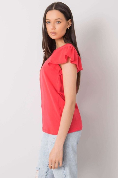 Bluzka Model FA-BZ-7172.57P Coral - Fancy Bluzka Model FA-BZ-7172.57P Coral - Fancy