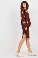 Sukienka Komplet Model FA-KMPL-8317.22 Dark Brown - Fancy