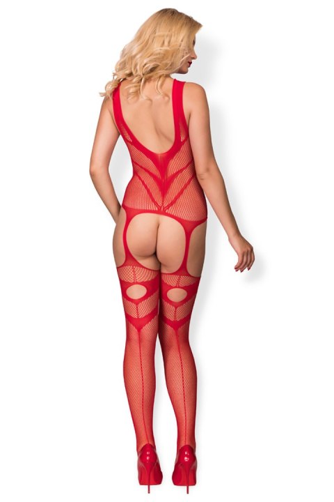 Bodystocking Model Hot Cyber HH01018 Red - Hot in here Bodystocking Model Hot Cyber HH01018 Red - Hot in here