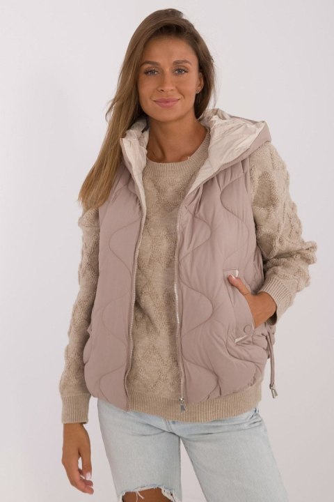 Kamizelka Model MBM-KZ-2302.54 Beige - MBM Kamizelka Model MBM-KZ-2302.54 Beige - MBM