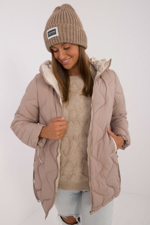 Kurtka Damska Model MBM-KR-2319.37 Beige - MBM Kurtka Damska Model MBM-KR-2319.37 Beige - MBM