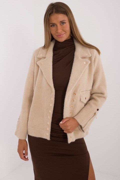 Kurtka Damska Model MBM-KR-250.77 Beige - MBM Kurtka Damska Model MBM-KR-250.77 Beige - MBM