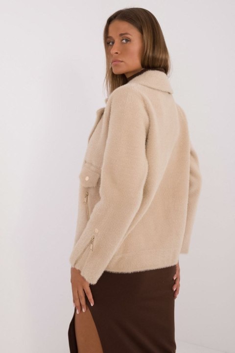 Kurtka Damska Model MBM-KR-250.77 Beige - MBM Kurtka Damska Model MBM-KR-250.77 Beige - MBM
