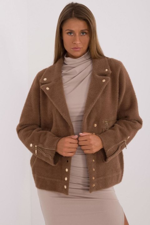 Kurtka Damska Model MBM-KR-250.77 Brown - MBM Kurtka Damska Model MBM-KR-250.77 Brown - MBM
