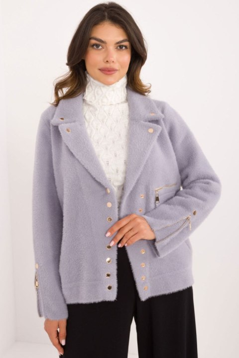 Kurtka Damska Model MBM-KR-250.77 Light Violet - MBM Kurtka Damska Model MBM-KR-250.77 Light Violet - MBM