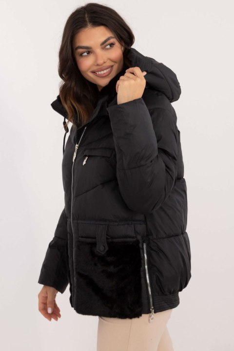 Kurtka Damska Model MBM-KR-2637.31P Black - MBM Kurtka Damska Model MBM-KR-2637.31P Black - MBM