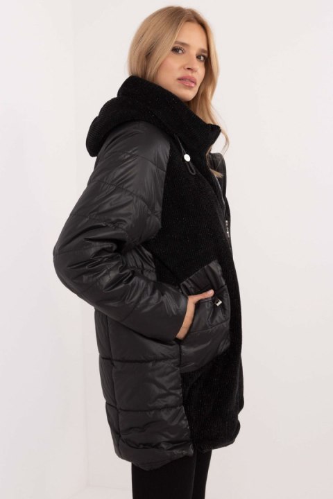Kurtka Damska Model MBM-KR-F-23301.84 Black - MBM Kurtka Damska Model MBM-KR-F-23301.84 Black - MBM