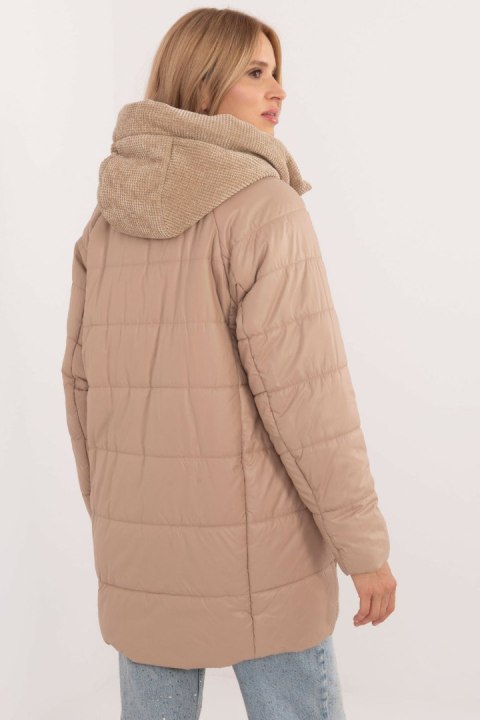 Kurtka Damska Model MBM-KR-F-23301.84 Camel - MBM Kurtka Damska Model MBM-KR-F-23301.84 Camel - MBM