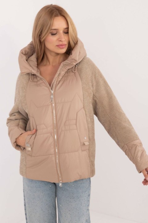 Kurtka Damska Model MBM-KR-SJ218.06 Camel - MBM Kurtka Damska Model MBM-KR-SJ218.06 Camel - MBM
