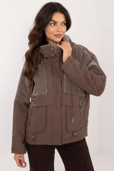 Kurtka Damska ModelMBM-KR-AJ218.42 Brown - MBM Kurtka Damska ModelMBM-KR-AJ218.42 Brown - MBM