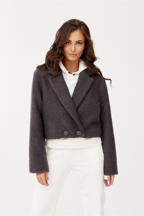 Kurtka Damska Renate SZA KUR0018 Grey - Roco Fashion Kurtka Damska Renate SZA KUR0018 Grey - Roco Fashion