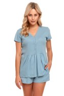 Piżama Damska Model PM.4445 Satin Blue - Doctor Nap