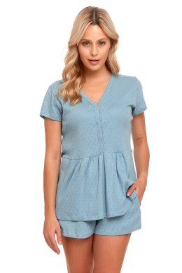 Piżama Damska Model PM.4445 Satin Blue - Doctor Nap