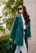Płaszcz Damski Model BUT PLA0027 Bottle Green - Roco Fashion