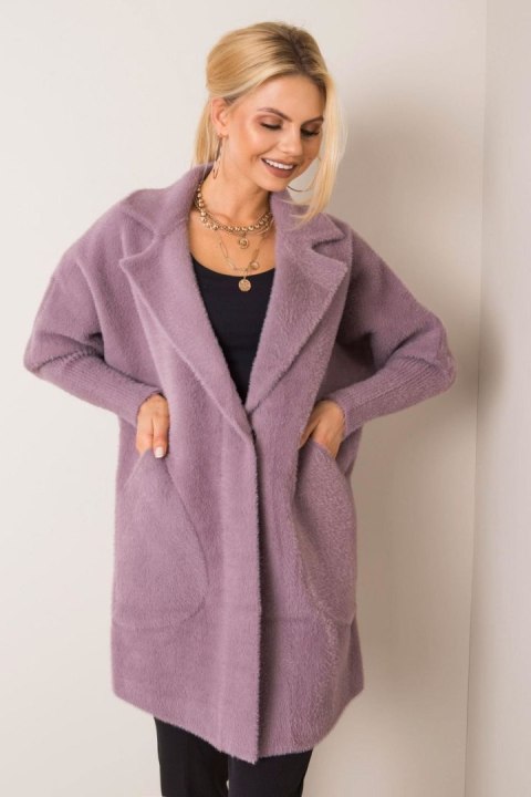 Płaszcz Damski Model MBM-PL-1517.00P Light Violet - MBM Płaszcz Damski Model MBM-PL-1517.00P Light Violet - MBM