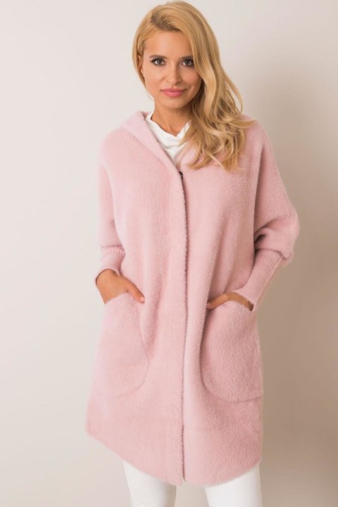 Płaszcz Damski Model MBM-PL-1518.95P Light Pink - MBM Płaszcz Damski Model MBM-PL-1518.95P Light Pink - MBM