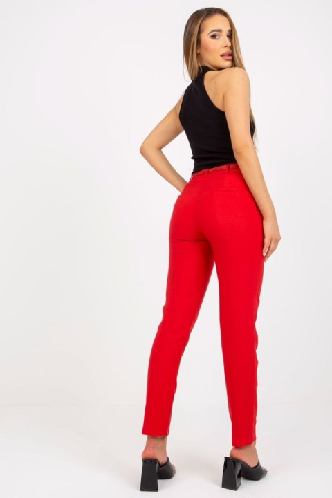 Spodnie Damskie Model BR-SP-102.57 Red - Xsapienza Spodnie Damskie Model BR-SP-102.57 Red - Xsapienza
